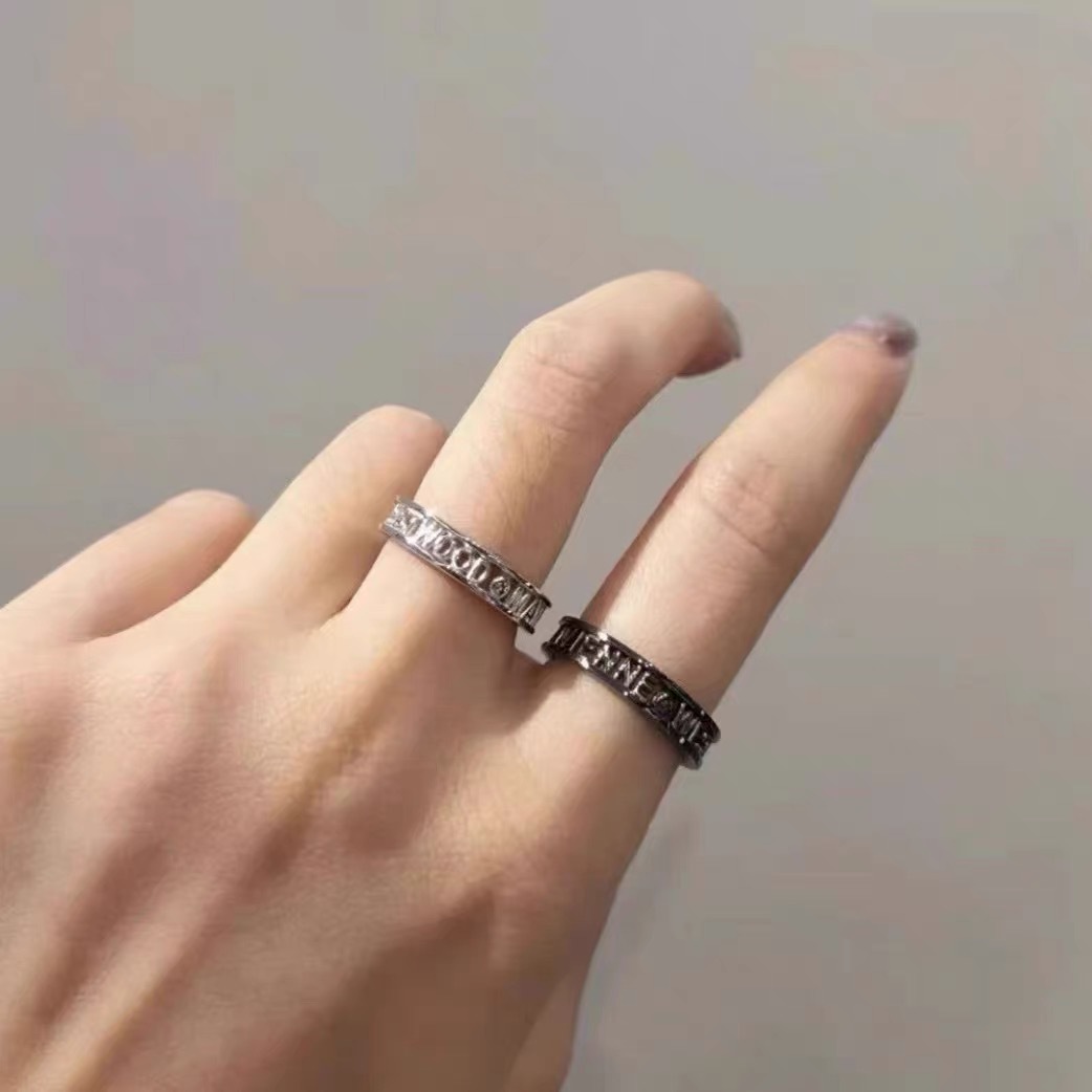 Buy replica Vivienne Westwood Hollow Letters Ring and replica jewelry from PICKS Jewelry