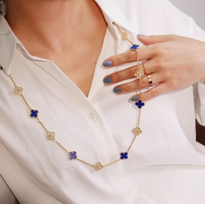 Buy replica Van Cleef & Arpels Vintage Alhambra Long Necklace, 20 Motifs and replica jewelry from PICKS Jewelry