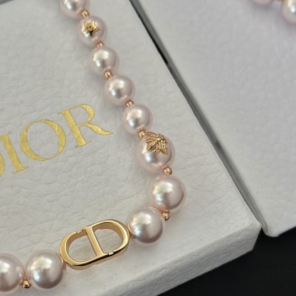 Buy replica Dior Rose Gold- Finish Vintage Pearl Necklace and replica jewelry from PICKS Jewelry