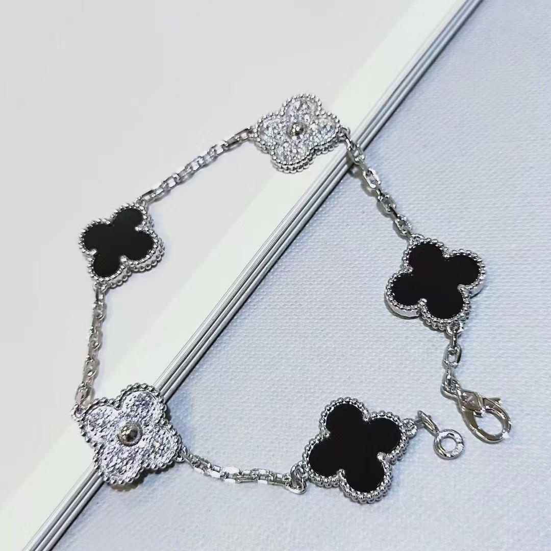 Buy replica Van Cleef & Arpels Vintage Alhambra Bracelet 5 Motifs and replica jewelry from PICKS Jewelry
