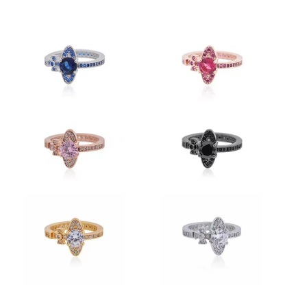 Buy replica Vivienne Westwood Multi Color Diamond Saturn Ring and replica jewelry from PICKS Jewelry