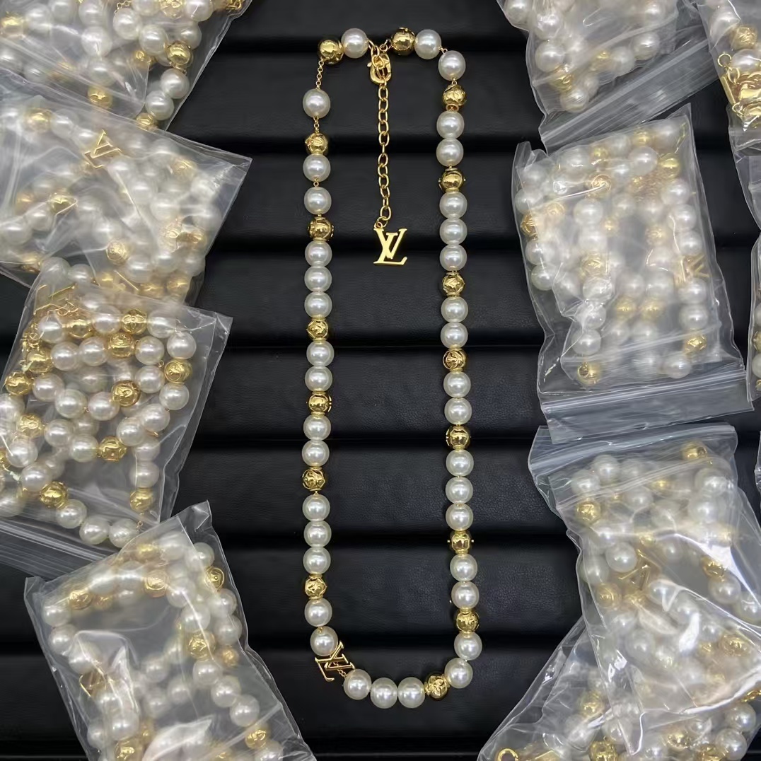 Buy replica Louis Vuitton Pearl Necklace and replica jewelry from PICKS Jewelry