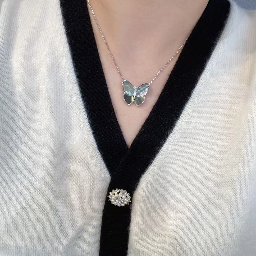 Buy replica Van Cleef & Arpels Butterfly Pendant Necklace and replica jewelry from PICKS Jewelry