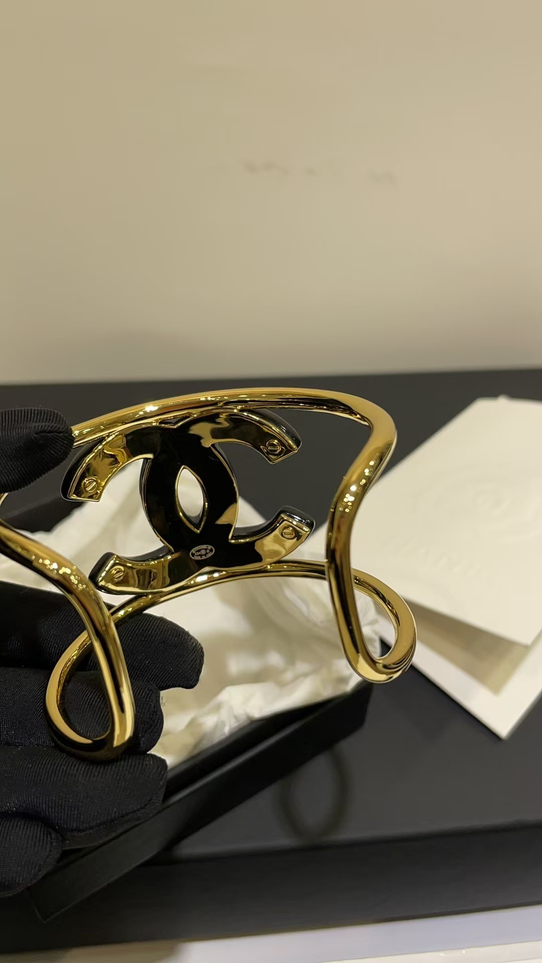Buy replica Chanel CUFF Funky Exaggerated Geometric Bangle Bracelet and replica jewelry from PICKS Jewelry