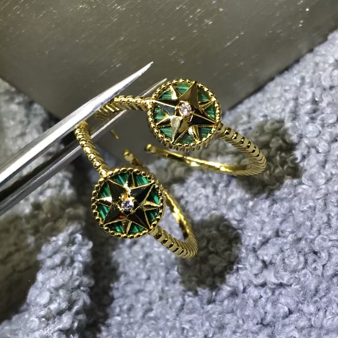 Buy replica Dior Hoop Rose Des Vents Earrings and replica jewelry from PICKS Jewelry
