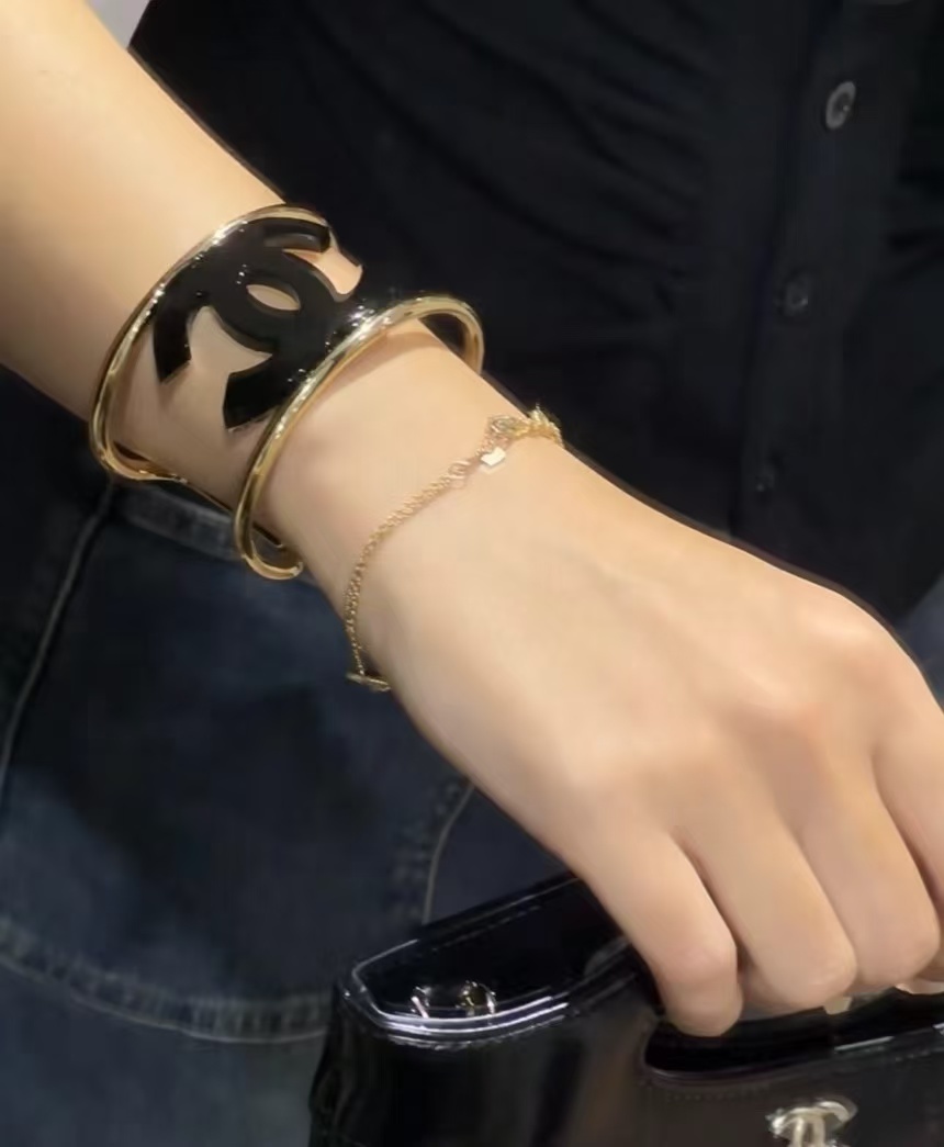 Buy replica Chanel CUFF Funky Exaggerated Geometric Bangle Bracelet and replica jewelry from PICKS Jewelry