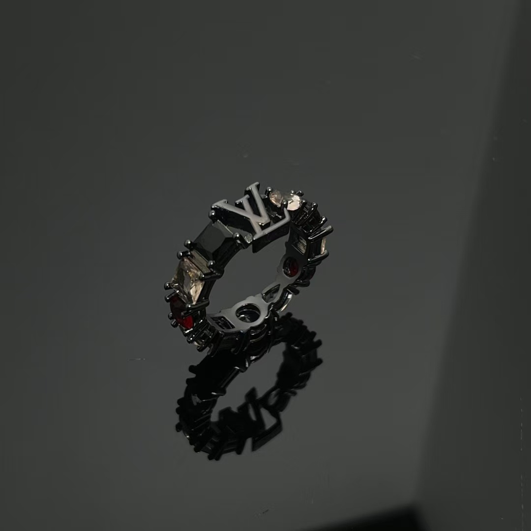 Buy replica Louis Vuitton Unisex Wide Band Black Ring and replica jewelry from PICKS Jewelry