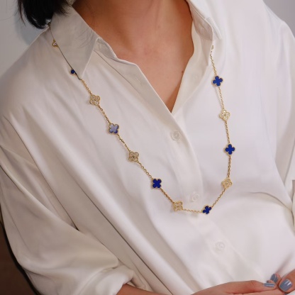 Buy replica Van Cleef & Arpels Vintage Alhambra Long Necklace, 20 Motifs and replica jewelry from PICKS Jewelry