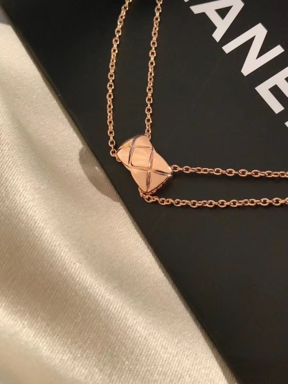 Buy replica Chanel Coco Crush Rose Gold Necklace and replica jewelry from PICKS Jewelry