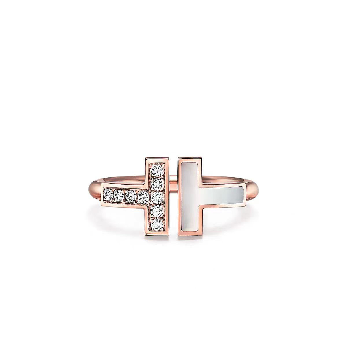 Buy replica Tiffany Doube T Rings and replica jewelry from PICKS Jewelry