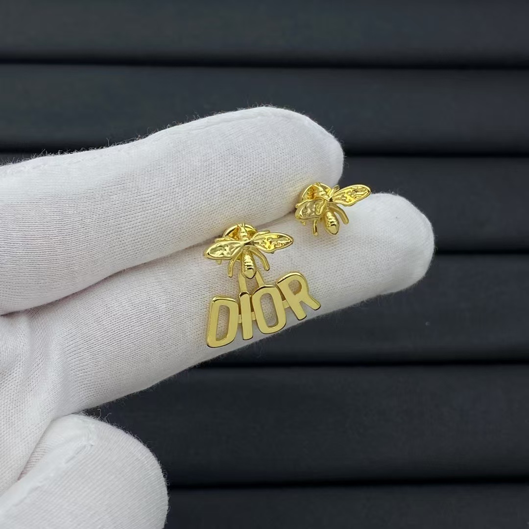 Buy replica Dior Asymmetric Bee Stud Earrings and replica jewelry from PICKS Jewelry