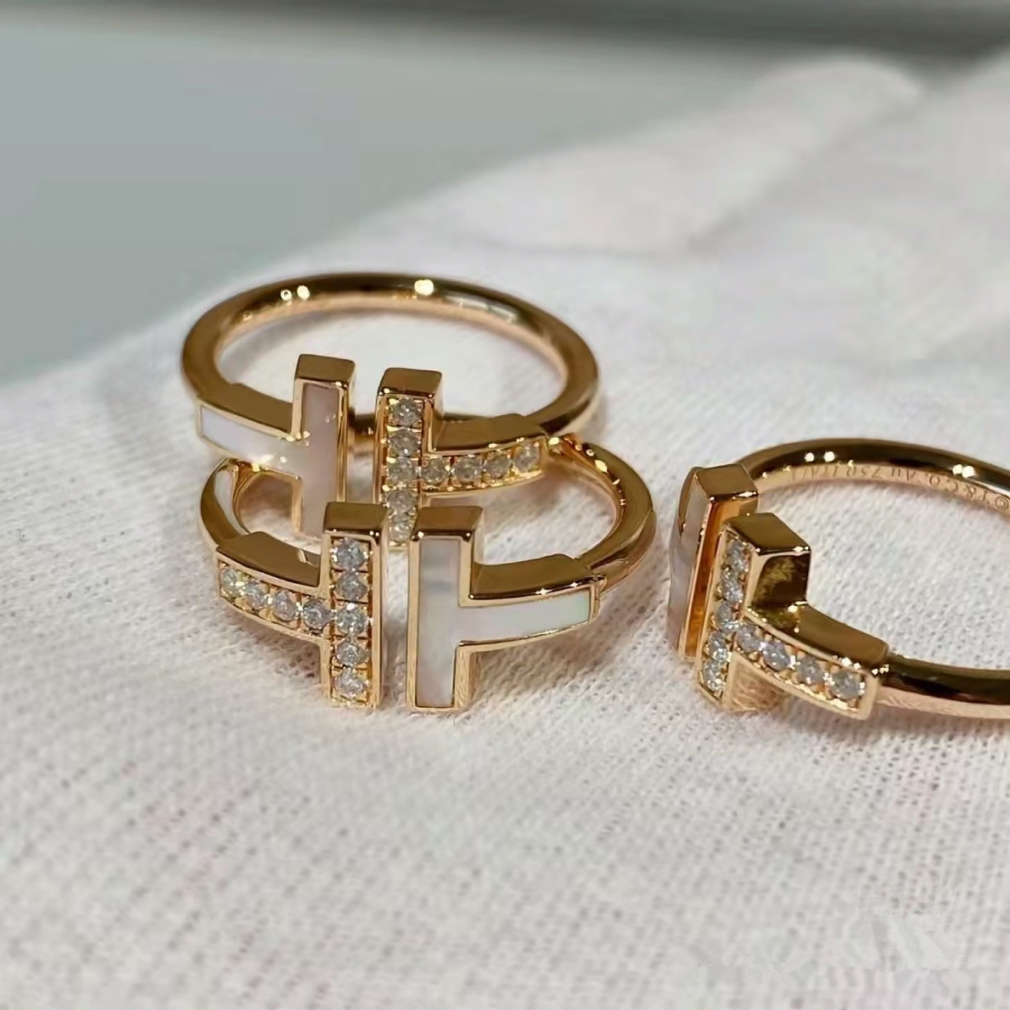 Buy replica Tiffany Double T Ring and replica jewelry from PICKS Jewelry