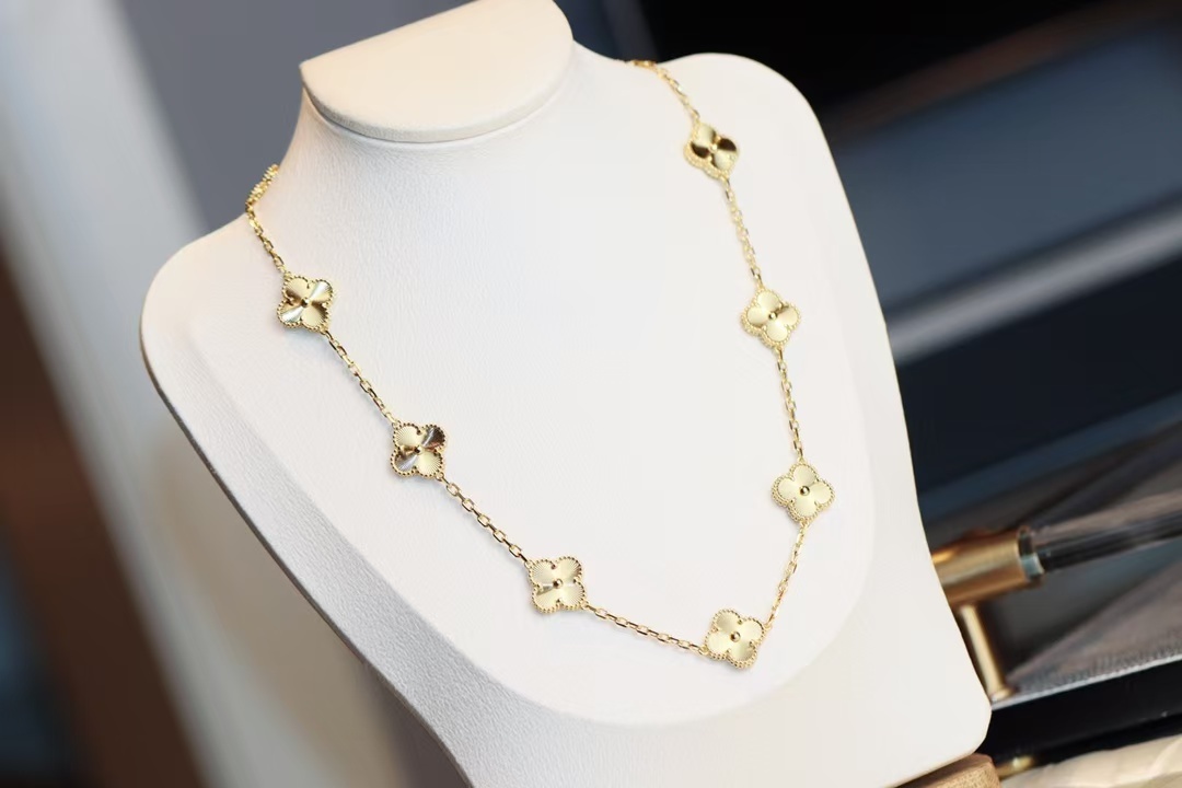 Buy replica Van Cleef & Arpels Vintage Alhambra Necklace, 10 Motifs and replica jewelry from PICKS Jewelry