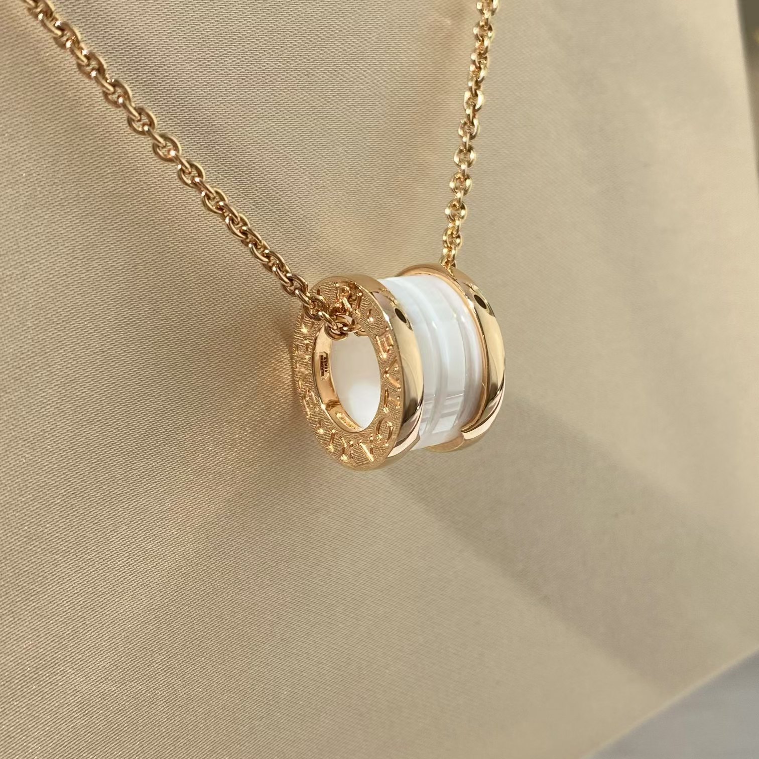 Buy replica Bvlgari B.zero1 Necklace - Ceramic and replica jewelry from PICKS Jewelry