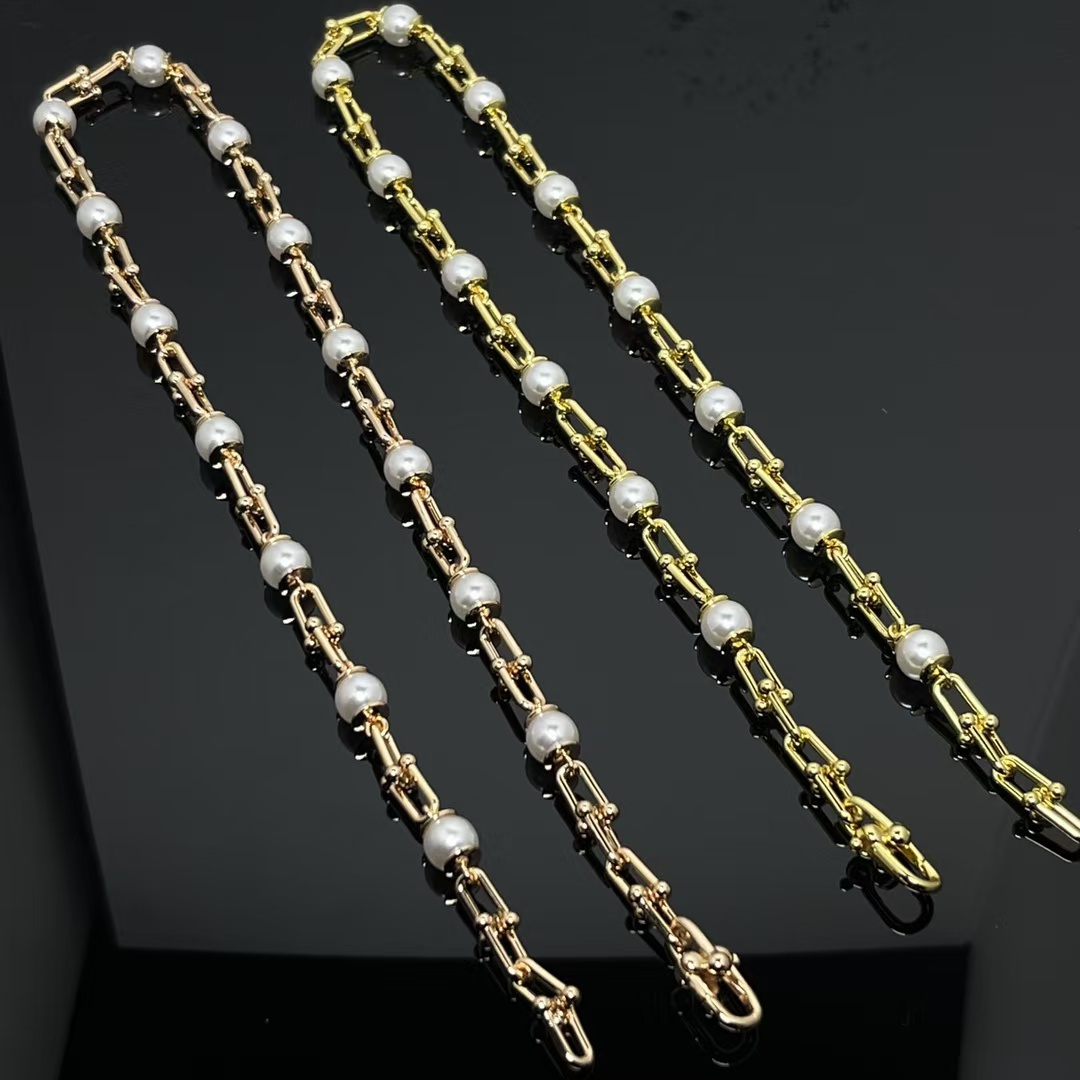 Buy replica Tiffany HardWear Link Pearl Necklace and replica jewelry from PICKS Jewelry