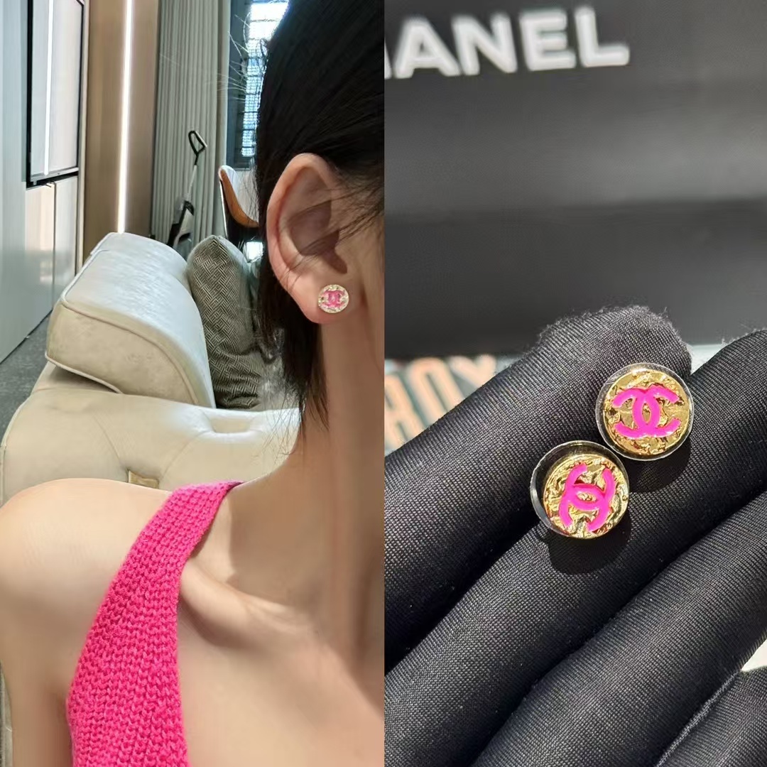 Buy replica Chanel Round Stud Earrings and replica jewelry from PICKS Jewelry