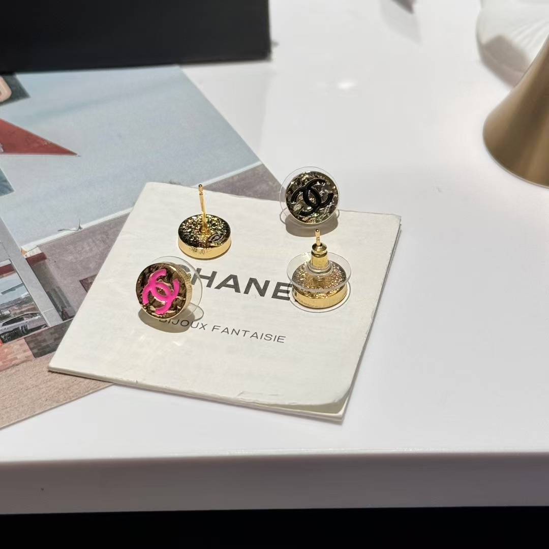 Buy replica Chanel Round Stud Earrings and replica jewelry from PICKS Jewelry