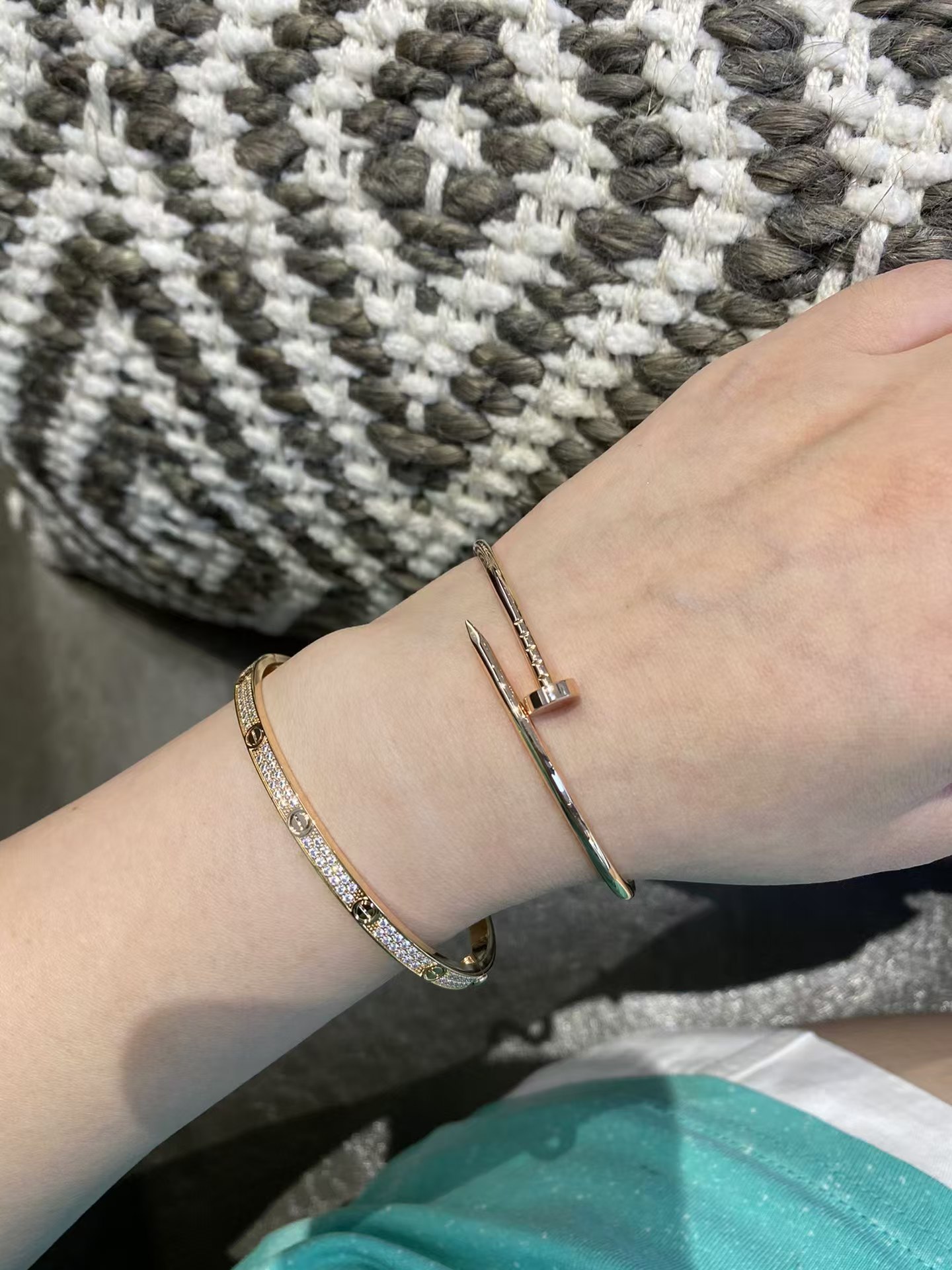 Buy replica Cartier Diamond Paved LOVE Bracelet and replica jewelry from PICKS Jewelry