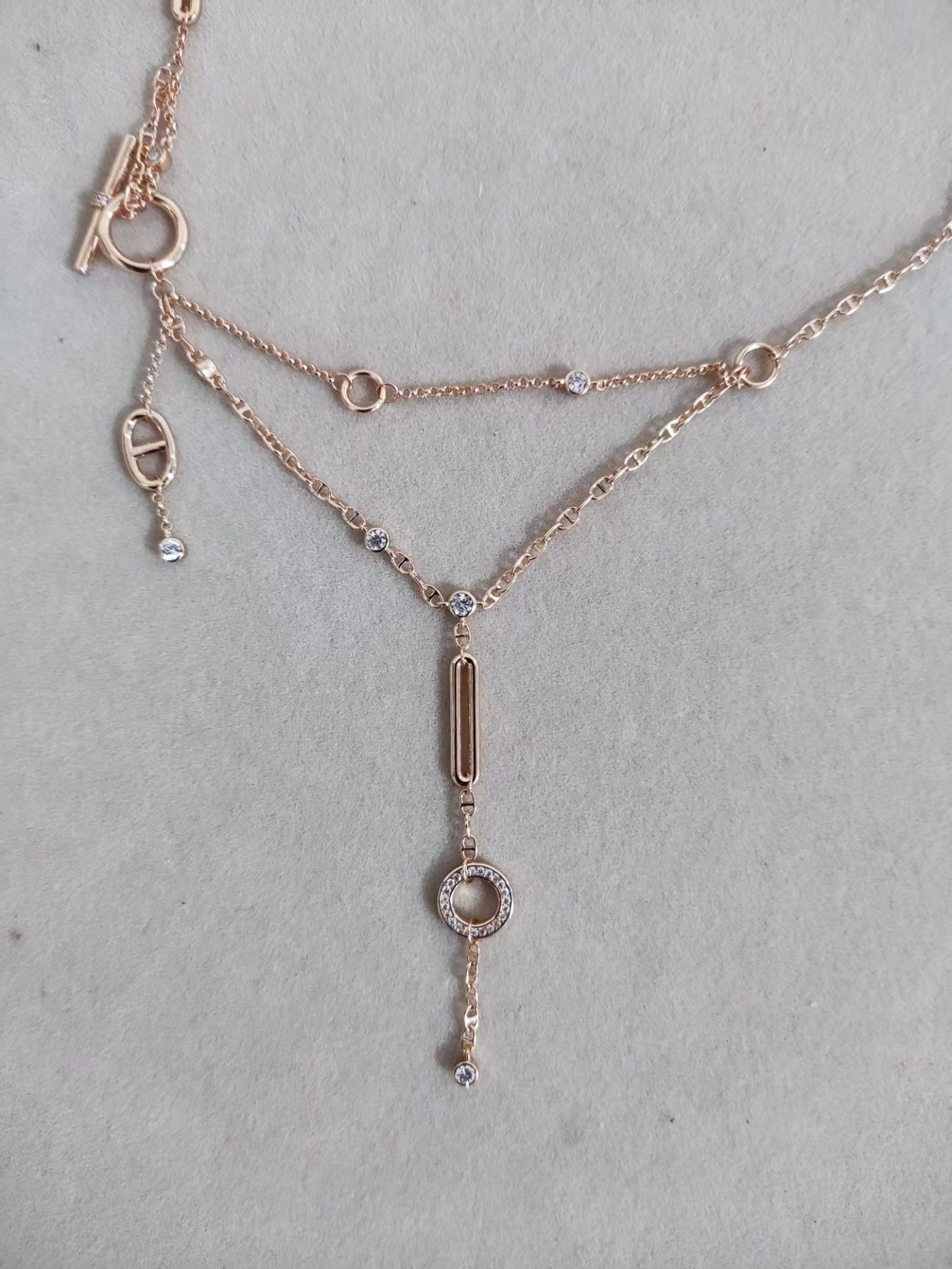 Buy replica Hermes Drop Pendant Y Necklace and replica jewelry from PICKS Jewelry