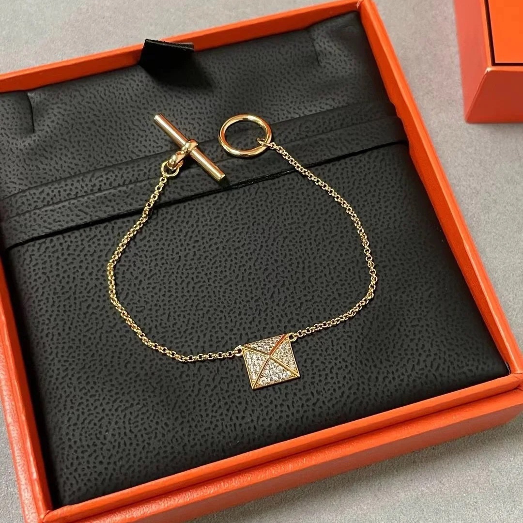Buy replica Hermes Square Rivet Bracelet and replica jewelry from PICKS Jewelry
