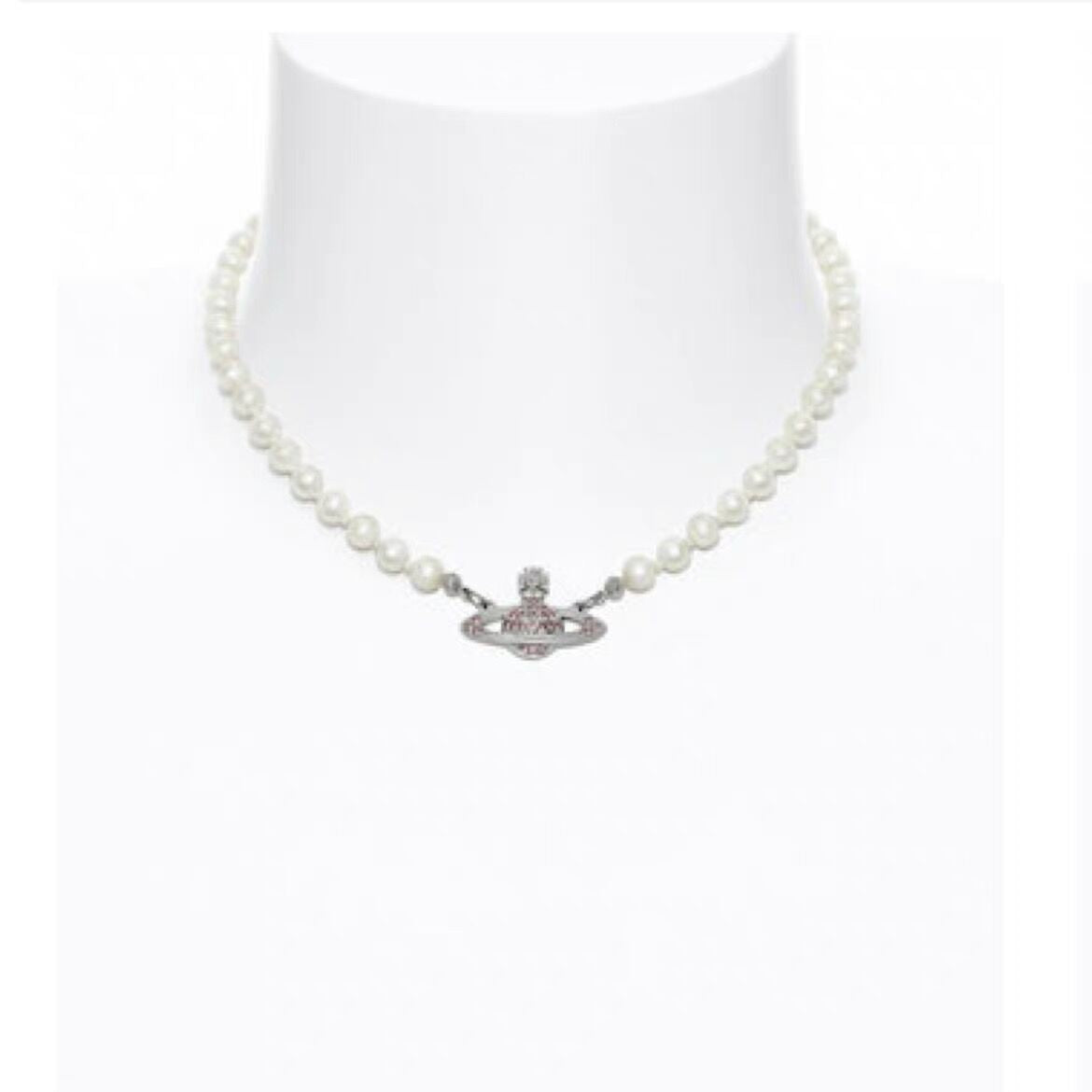 Buy replica Vivienne Westwood Pink Saturn Necklace and replica jewelry from PICKS Jewelry