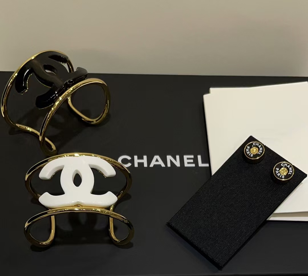 Buy replica Chanel CUFF Funky Exaggerated Geometric Bangle Bracelet and replica jewelry from PICKS Jewelry