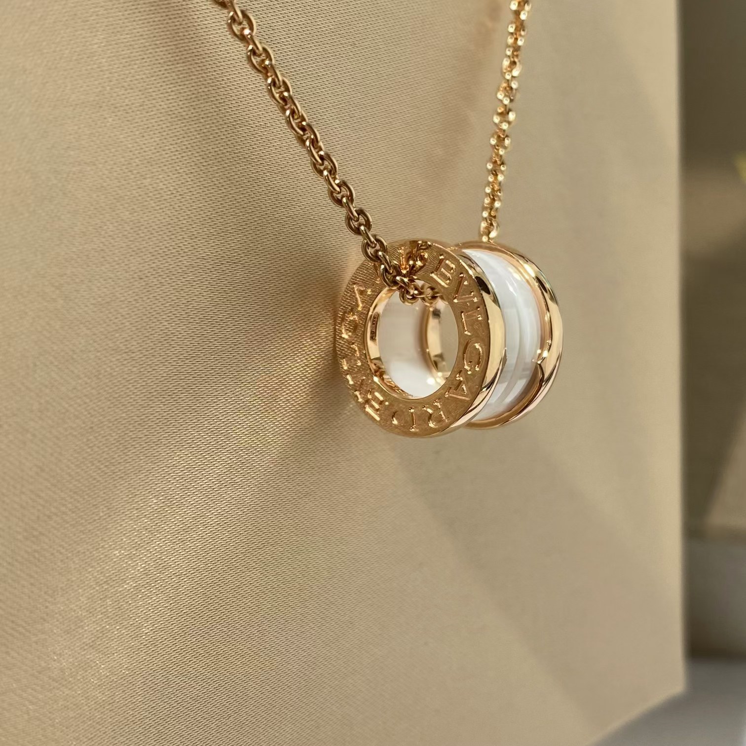 Buy replica Bvlgari B.zero1 Necklace - Ceramic and replica jewelry from PICKS Jewelry