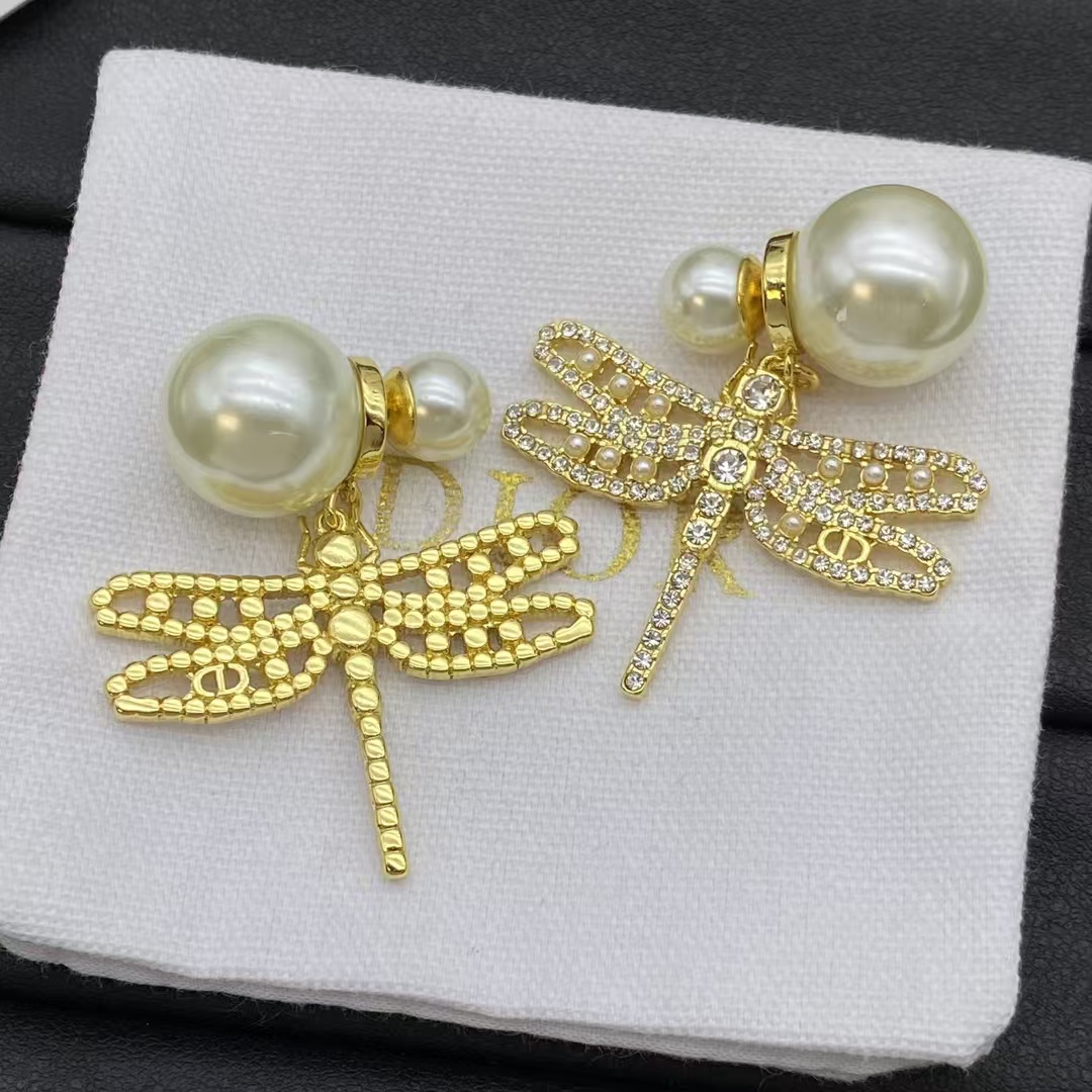 Buy replica Dior Dragonfly Pearl Earrings and replica jewelry from PICKS Jewelry