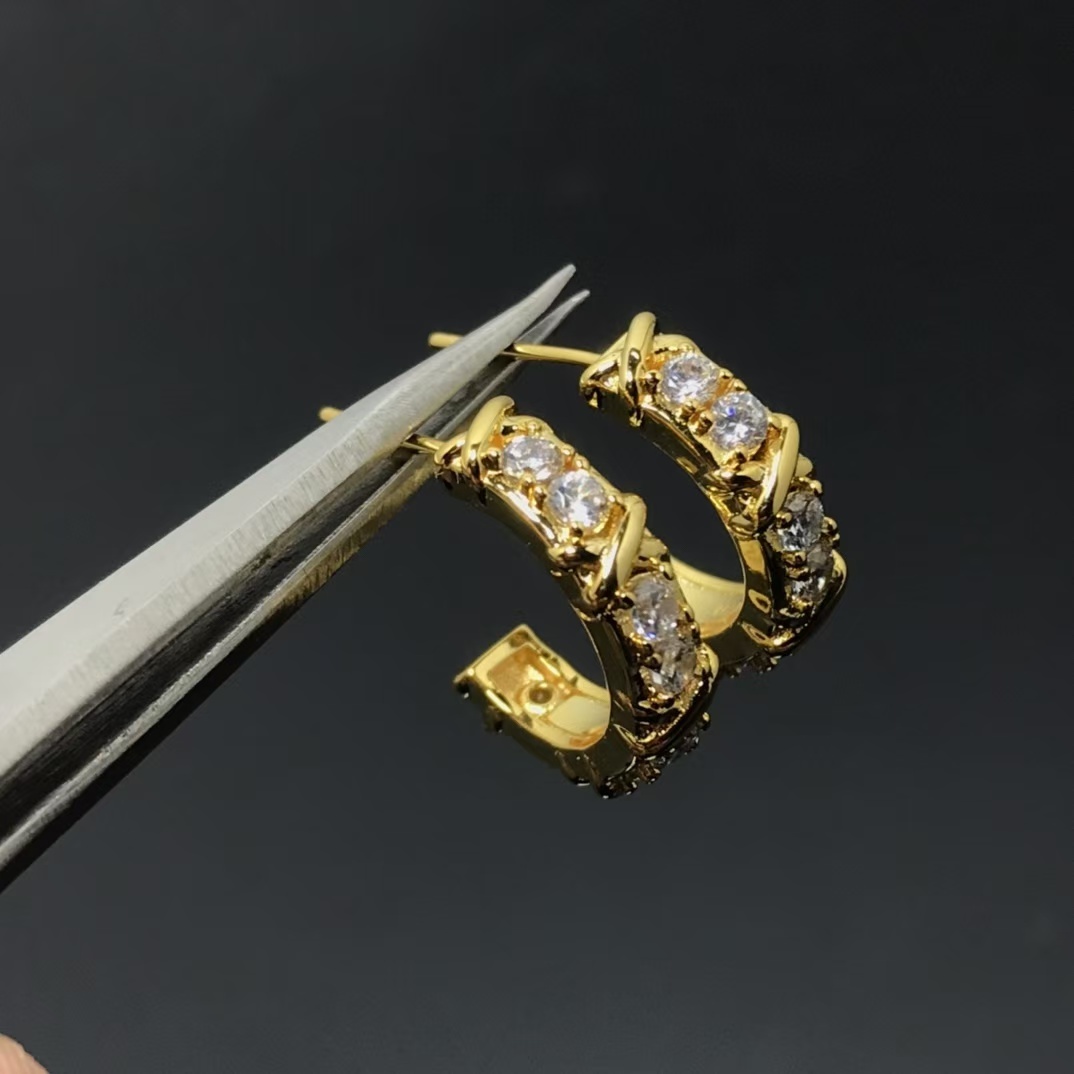 Buy replica Tiffany Cross Earrings and replica jewelry from PICKS Jewelry