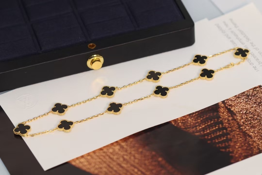Buy replica Van Cleef & Arpels Vintage Alhambra Necklace, 10 Motifs and replica jewelry from PICKS Jewelry