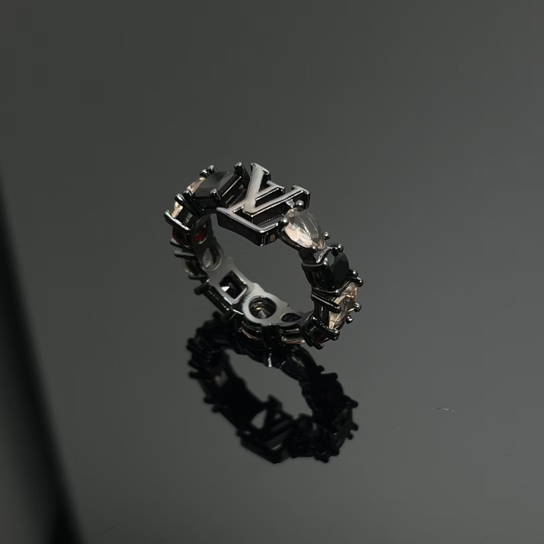 Buy replica Louis Vuitton Unisex Wide Band Black Ring and replica jewelry from PICKS Jewelry