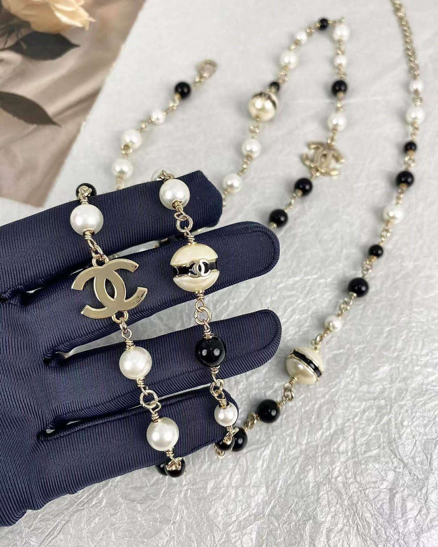 Buy replica Chanel Long Sweater Necklace and replica jewelry from PICKS Jewelry