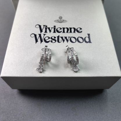 Buy replica Vivienne Westwood C Shape Saturn Drop Earrings and replica jewelry from PICKS Jewelry