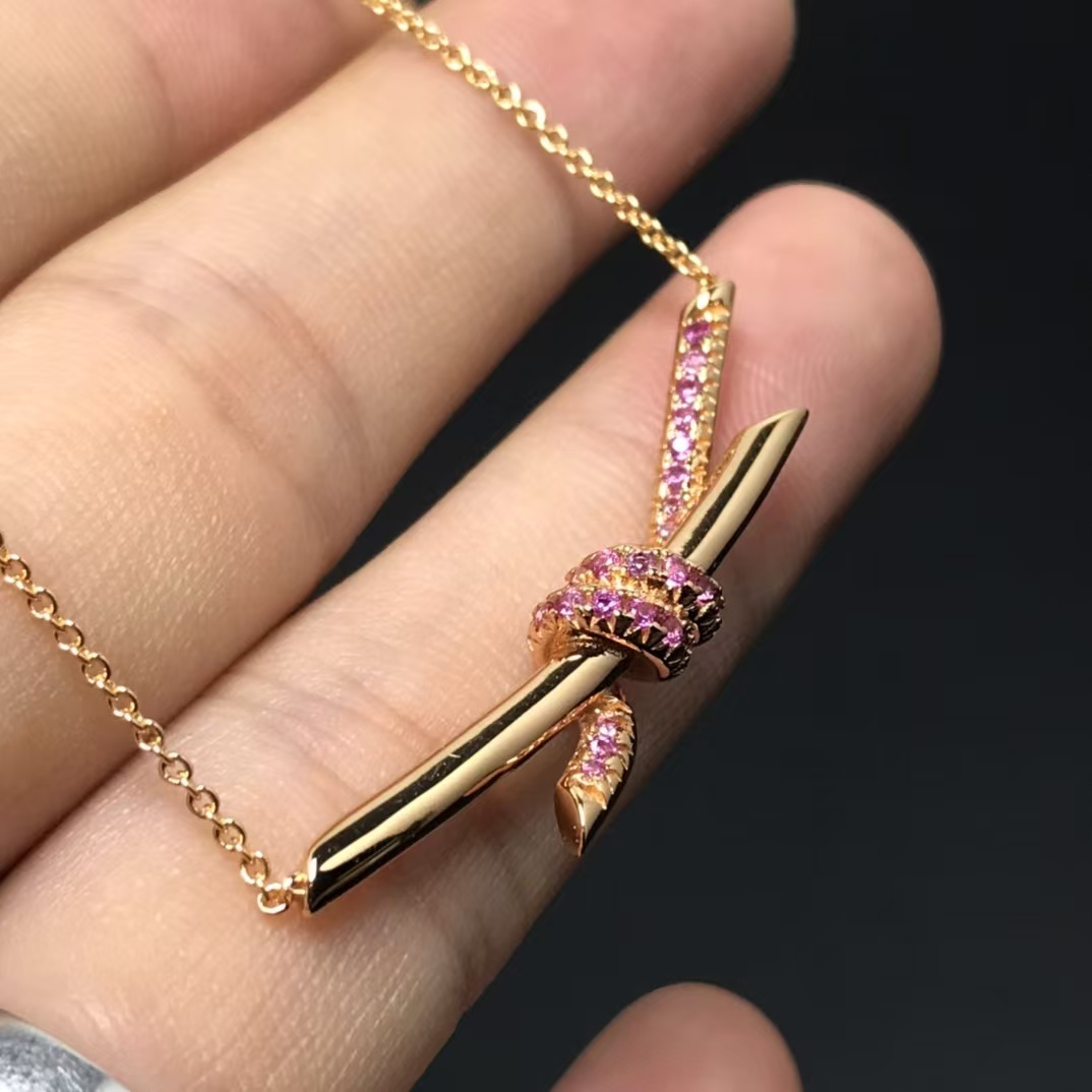 Buy replica Tiffany Knot Pendant Necklace and replica jewelry from PICKS Jewelry