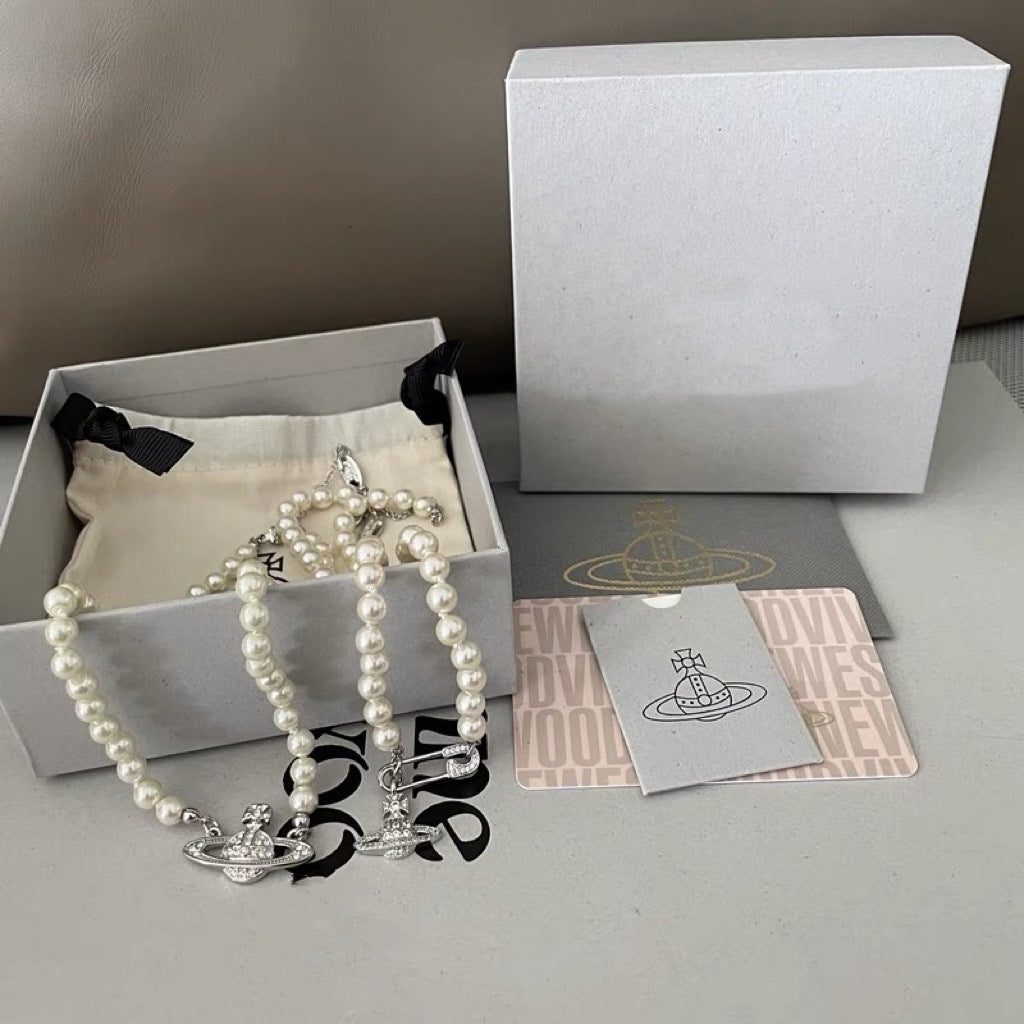 Buy replica Vivienne Westwood Saturn Necklace and replica jewelry from PICKS Jewelry