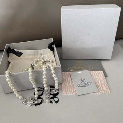 Buy replica Vivienne Westwood Saturn Necklace and replica jewelry from PICKS Jewelry