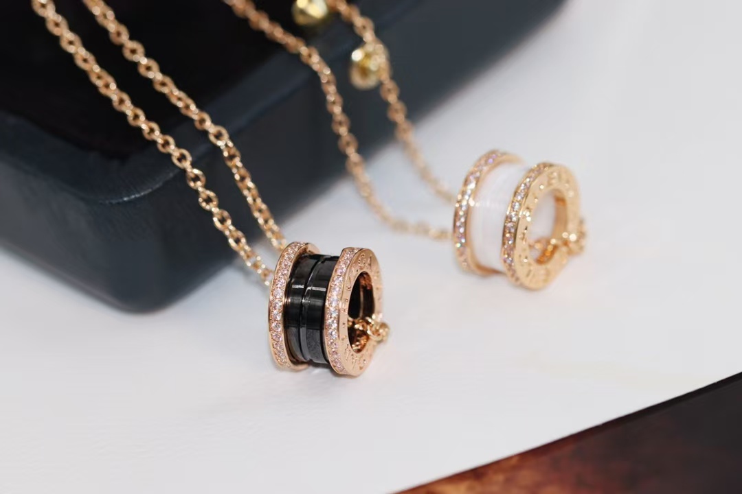 Buy replica Bvlgari B.zero1 Necklace - Ceramic & Diamond and replica jewelry from PICKS Jewelry