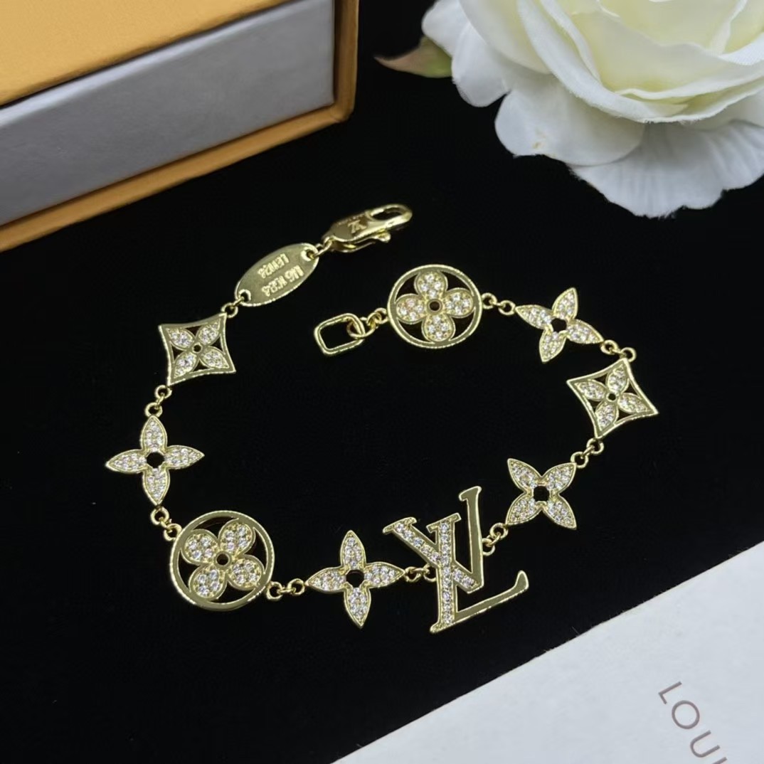 Buy replica Louis Vuitton Star Sun LV Letters Bracelet and replica jewelry from PICKS Jewelry