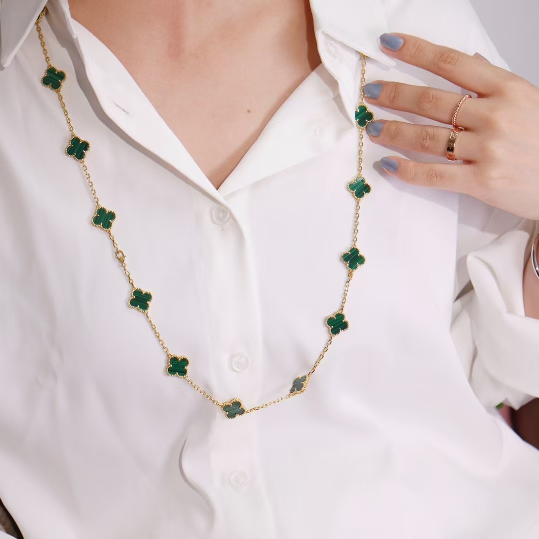Buy replica Van Cleef & Arpels Vintage Alhambra Long Necklace, 20 Motifs and replica jewelry from PICKS Jewelry
