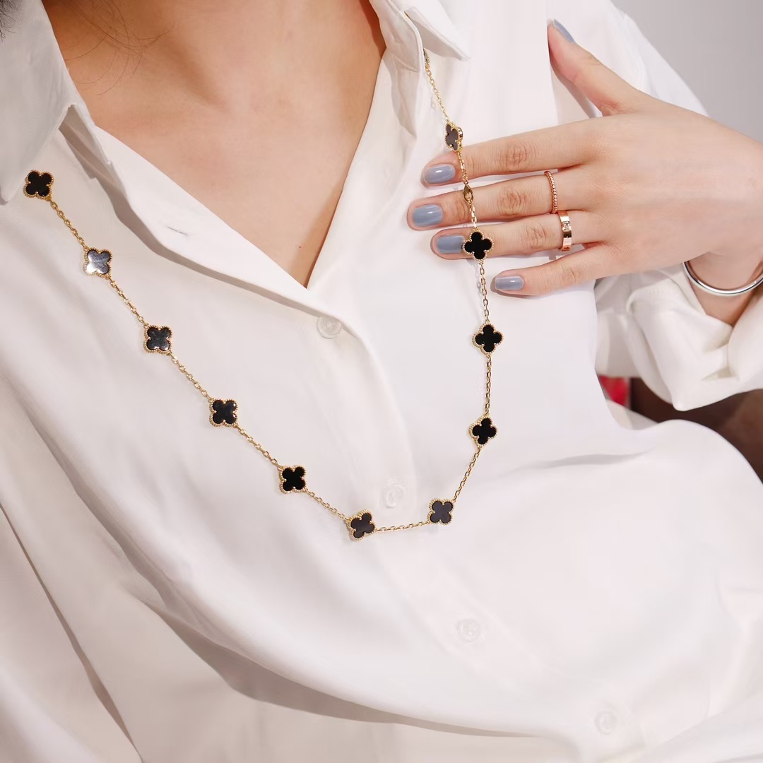 Buy replica Van Cleef & Arpels Vintage Alhambra Long Necklace, 20 Motifs and replica jewelry from PICKS Jewelry