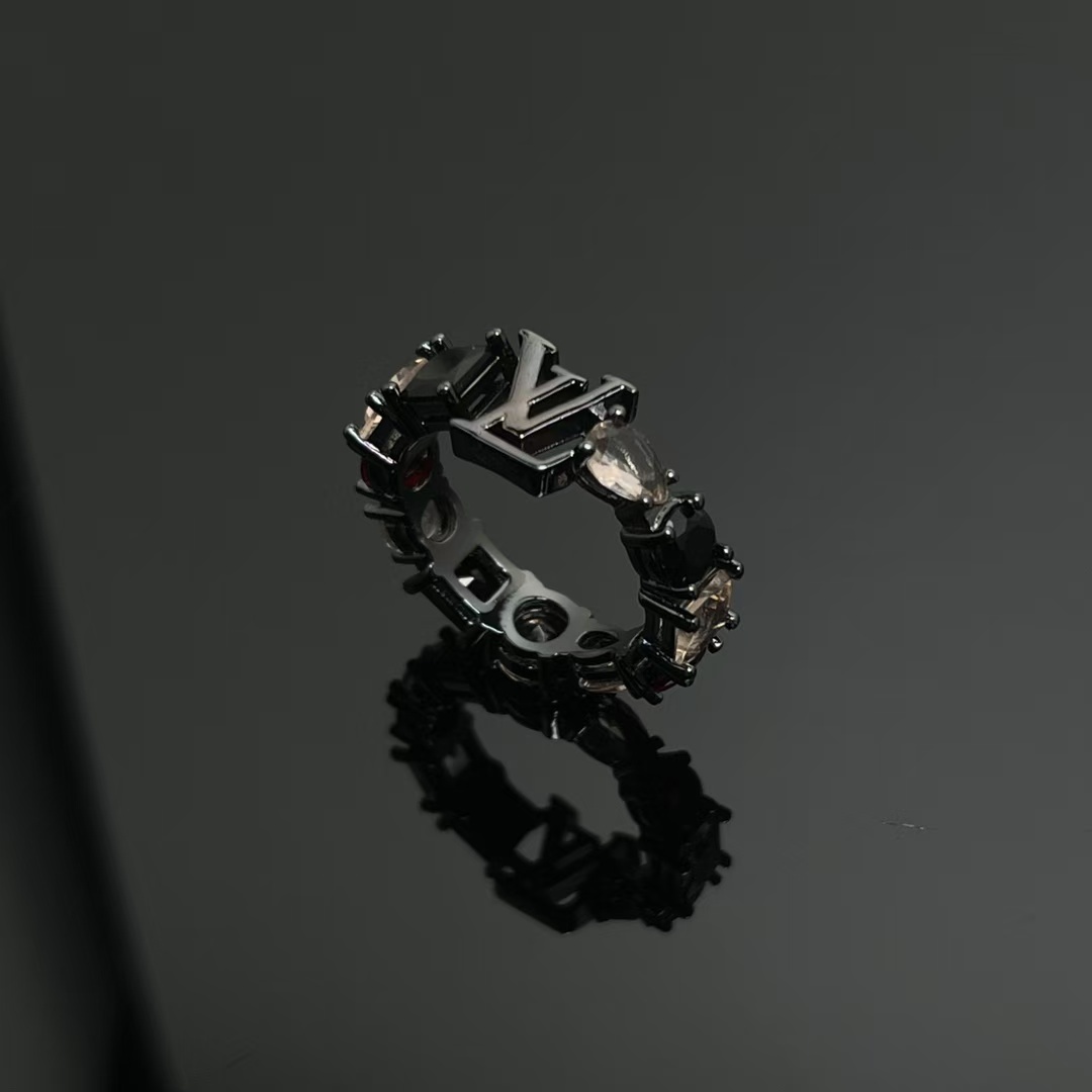 Buy replica Louis Vuitton Unisex Wide Band Black Ring and replica jewelry from PICKS Jewelry