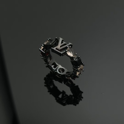 Buy replica Louis Vuitton Unisex Wide Band Black Ring and replica jewelry from PICKS Jewelry