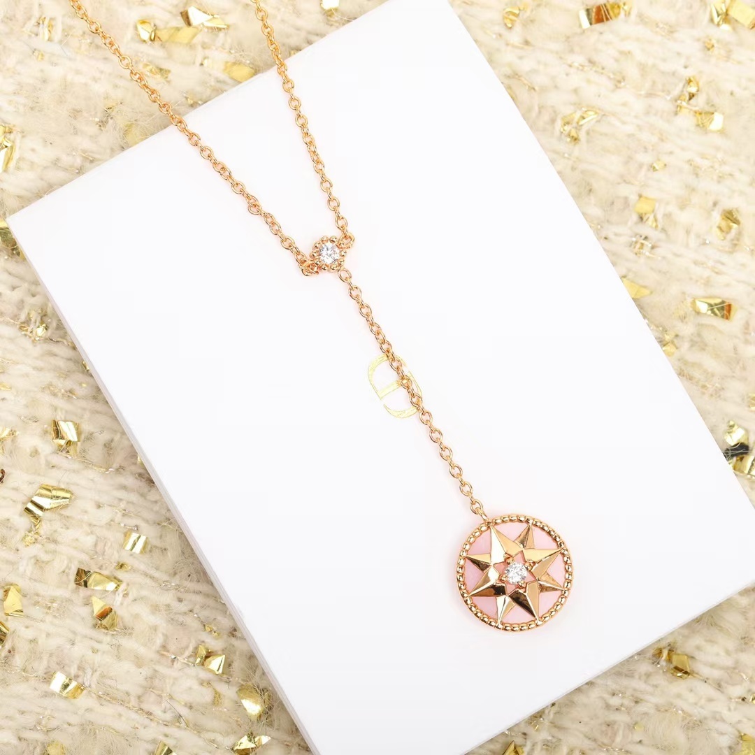 Buy replica Dior Rose Des Vents Compass Pendant Y Necklace and replica jewelry from PICKS Jewelry