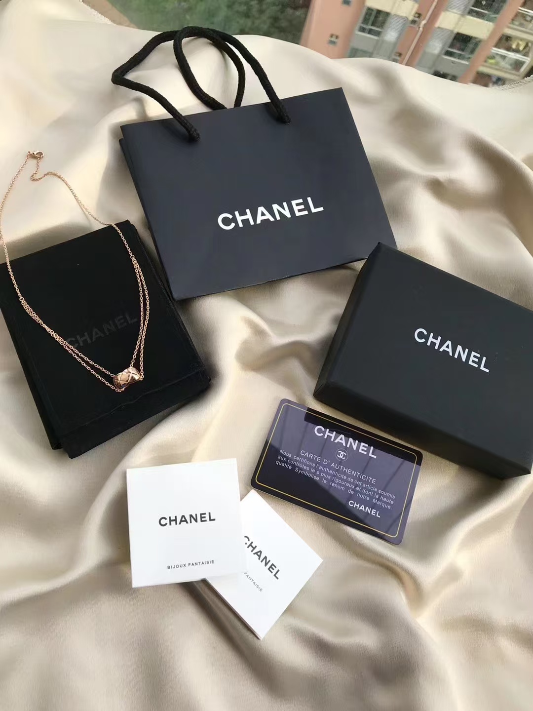Buy replica Chanel Coco Crush Rose Gold Necklace and replica jewelry from PICKS Jewelry