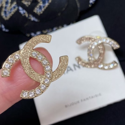 Buy replica Chanel Single C Paved Diamond Earrings and replica jewelry from PICKS Jewelry