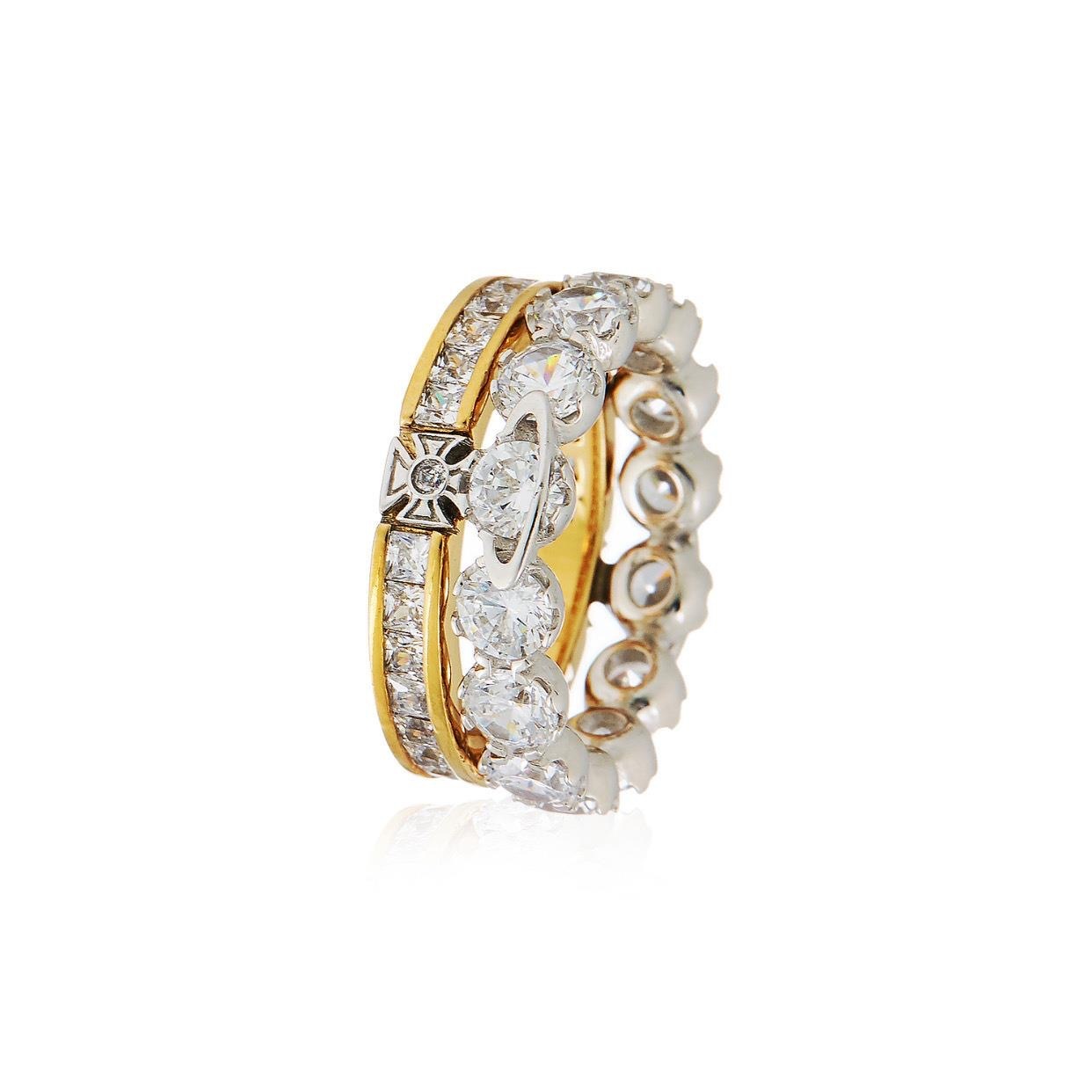Buy replica Vivienne Westwood Multi Wear Way Stacked Ring and replica jewelry from PICKS Jewelry