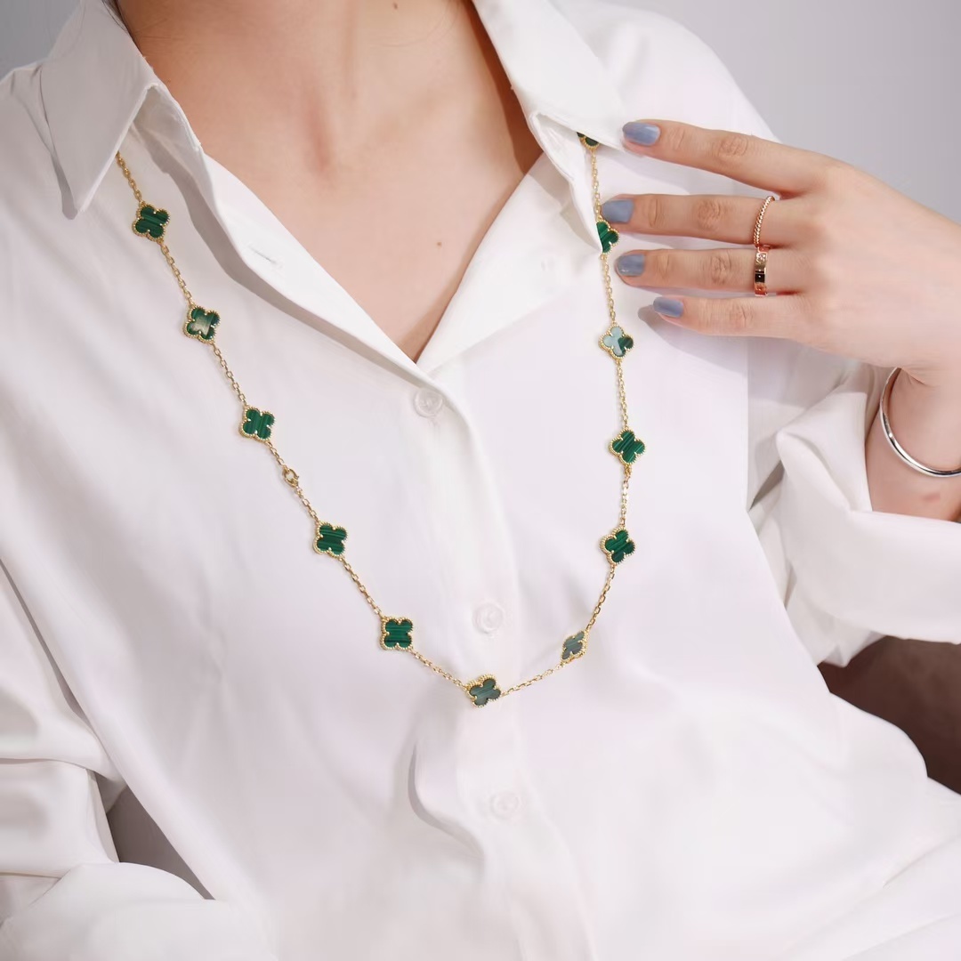 Buy replica Van Cleef & Arpels Vintage Alhambra Long Necklace, 20 Motifs and replica jewelry from PICKS Jewelry