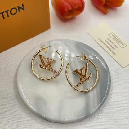 Buy replica Louis Vuitton Circle LV Letter Earrings and replica jewelry from PICKS Jewelry