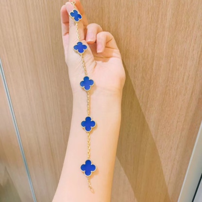 Buy replica Van Cleef & Arpels Vintage Alhambra Bracelet 5 Motifs and replica jewelry from PICKS Jewelry