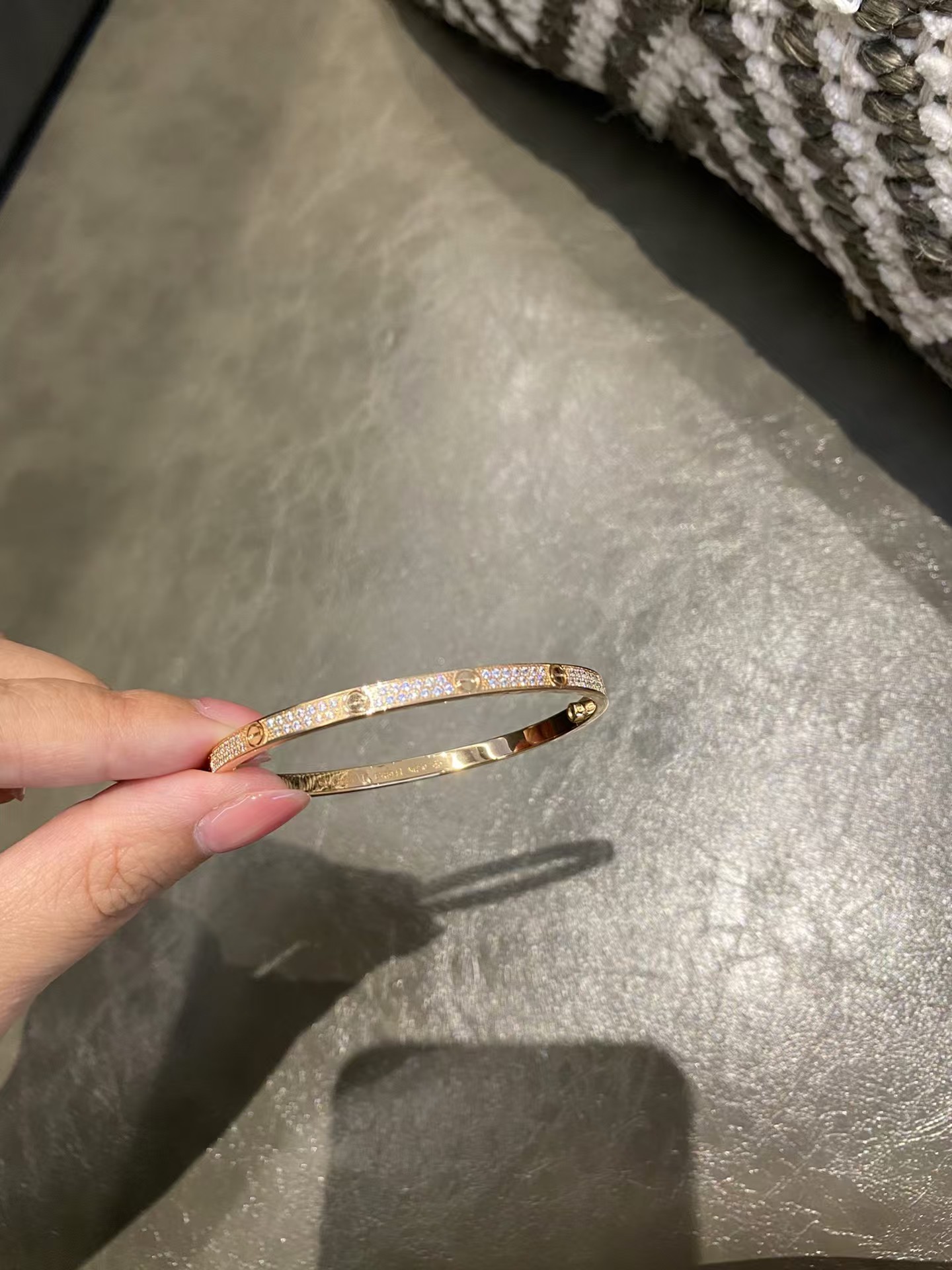 Buy replica Cartier Diamond Paved LOVE Bracelet and replica jewelry from PICKS Jewelry